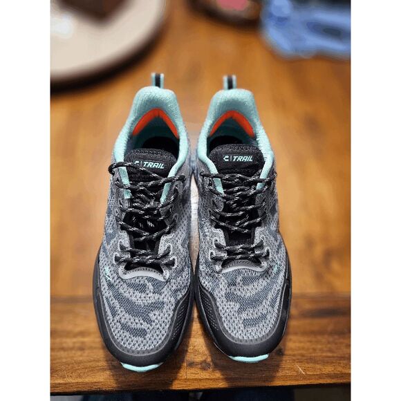 Charly Sansin PFX Trail Running Shoe Grey Women's 8 1/2 NEW - Picture 2 of 11